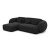 Strukturstoff L-Form Sofa Mira