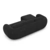 Strukturstoff L-Form Sofa Mira