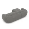 Strukturstoff L-Form Sofa Mira