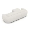 Strukturstoff L-Form Sofa Mira