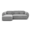 Samtstoff L-Form Sofa Mira