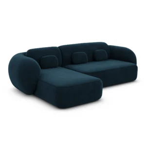 Samtstoff L-Form Sofa Mira