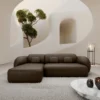 Echtleder L-Form Sofa Mira