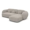 Bouclé L-Form Sofa Mira