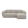 Bouclé L-Form Sofa Mira