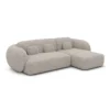Bouclé L-Form Sofa Mira