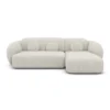 Bouclé L-Form Sofa Mira