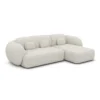 Bouclé L-Form Sofa Mira