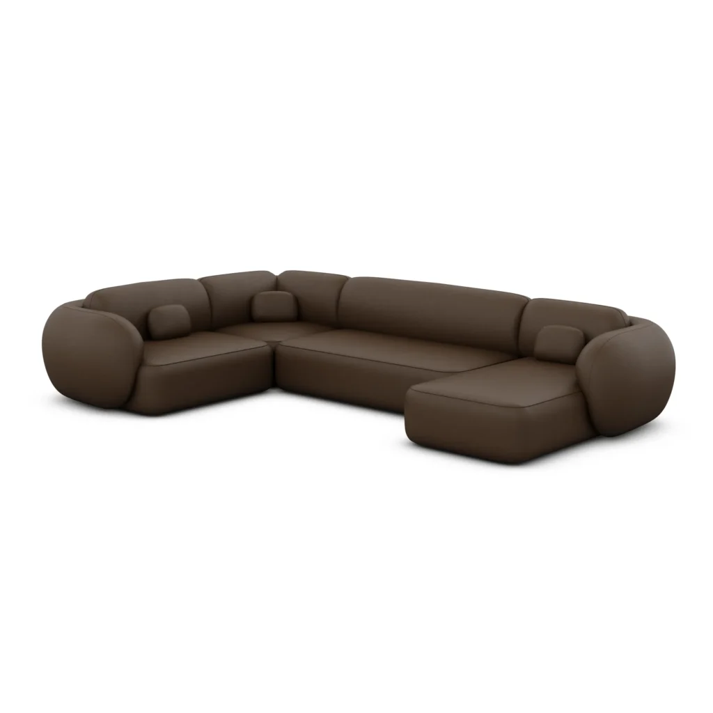 Kunstleder U-Form XL Wohnlandschaft Mira
