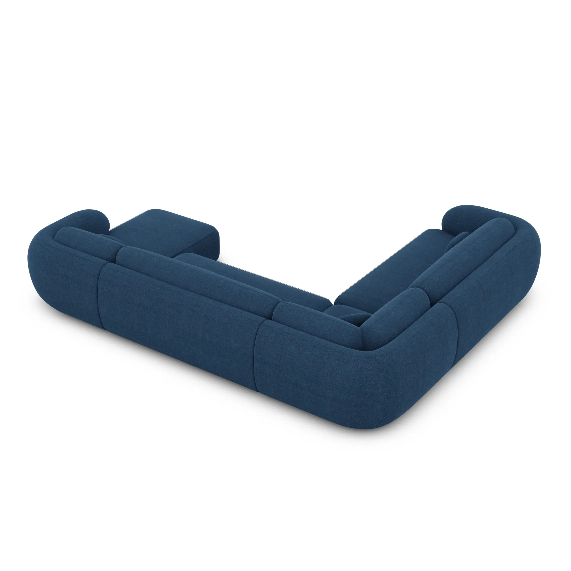 Strukturstoff U-Form XXL Wohnlandschaft Mira