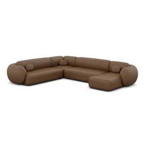 Kunstleder U-Form XXL Wohnlandschaft Mira