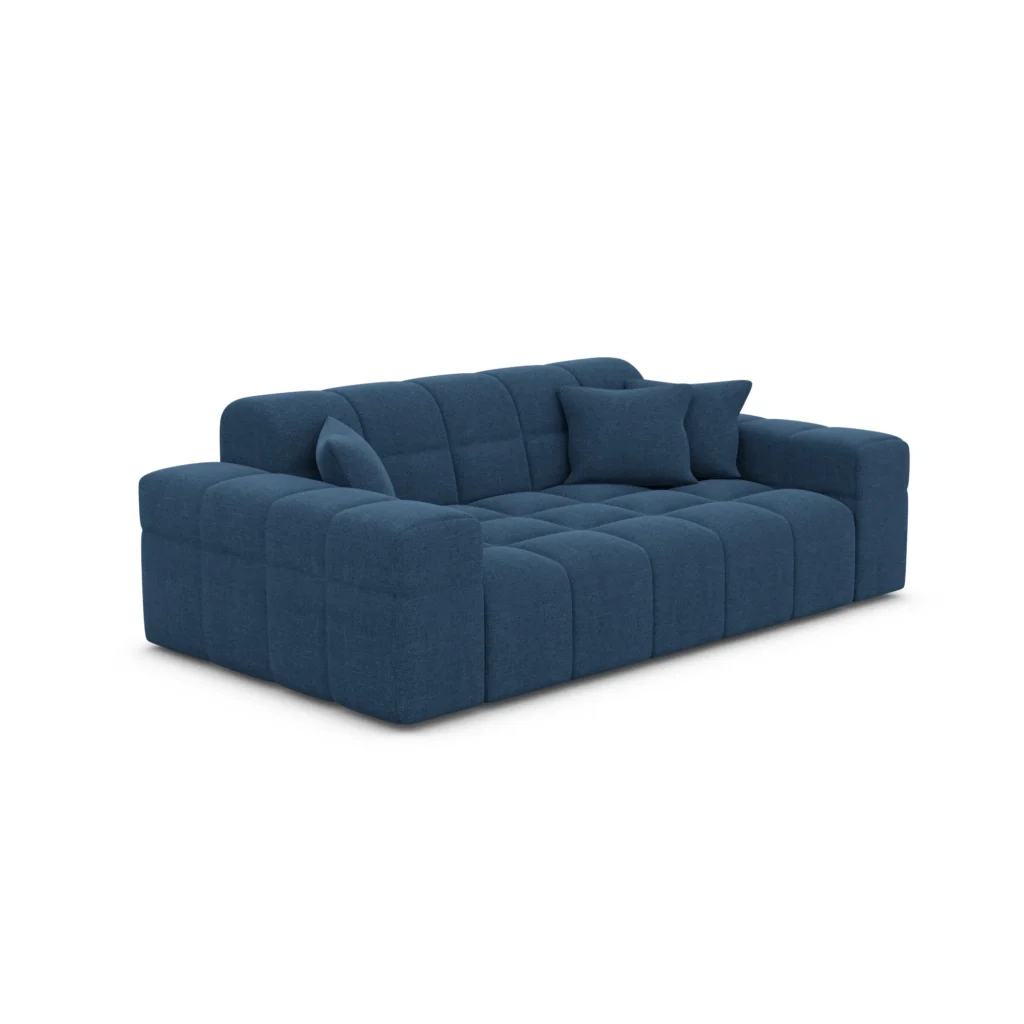 Strukturstoff 2-Sitzer Couch Nivara