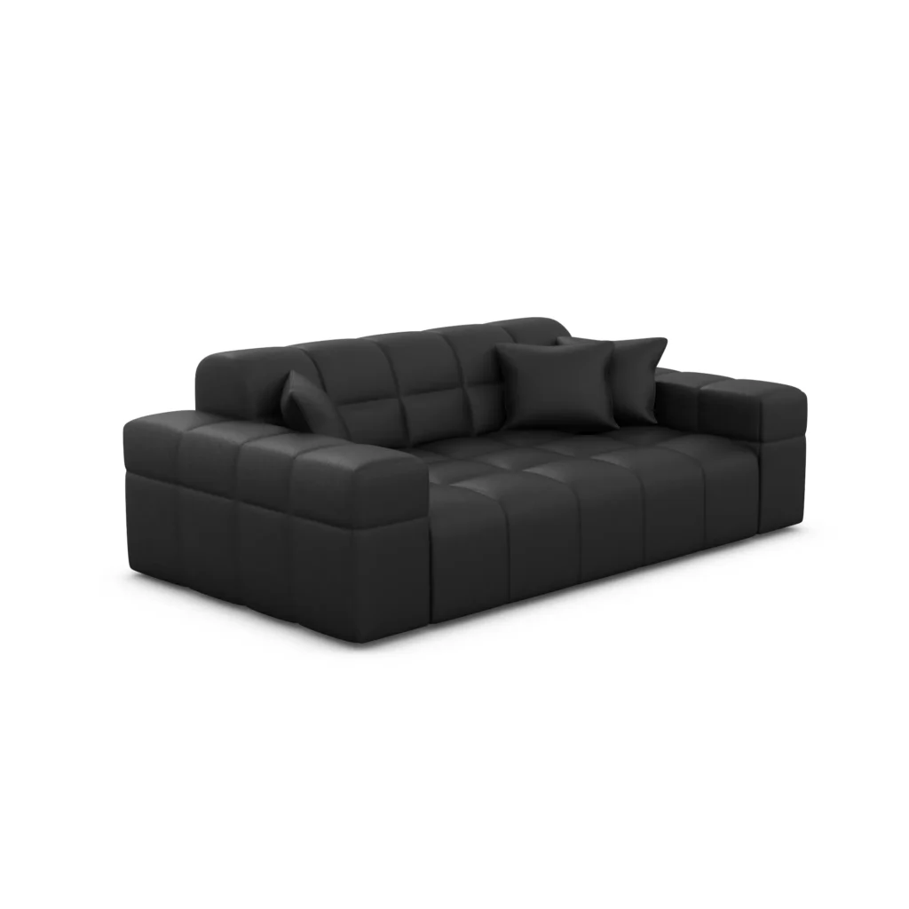 Echtleder 2-Sitzer Couch Nivara