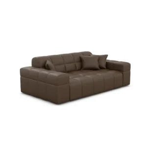 Echtleder 2-Sitzer Couch Nivara