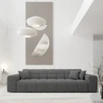 Bouclé 3-Sitzer Couch Nivara