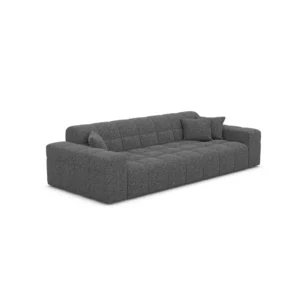 Bouclé 3-Sitzer Couch Nivara