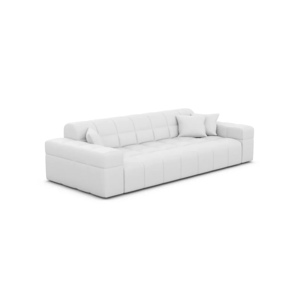 Echtleder 3-Sitzer Couch Nivara