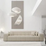 Kunstleder 3-Sitzer Couch Nivara