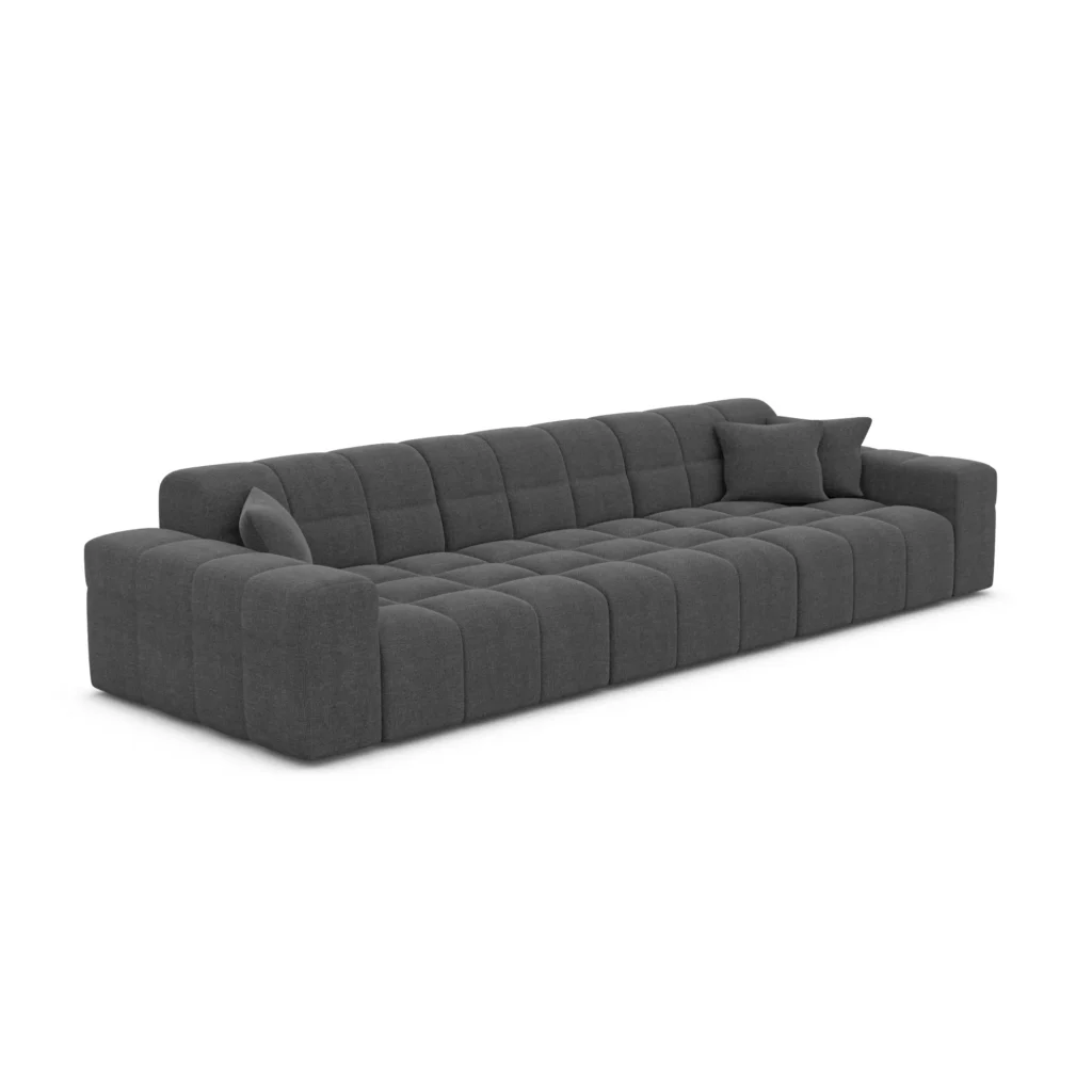 Strukturstoff 4-Sitzer Couch Nivara