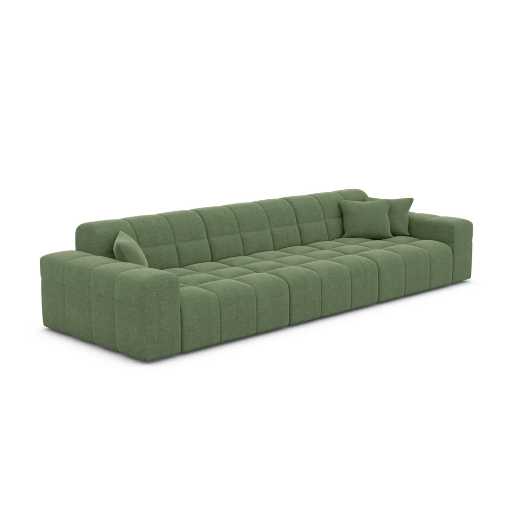 Strukturstoff 4-Sitzer Couch Nivara