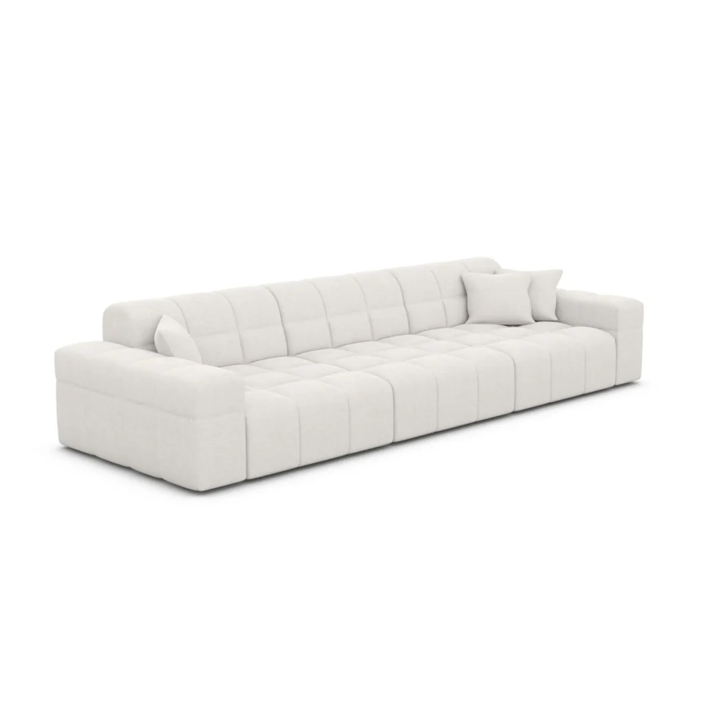 Strukturstoff 4-Sitzer Couch Nivara