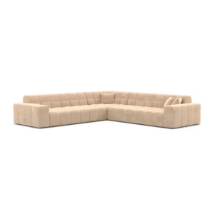 Samtstoff Ecksofa Nivara