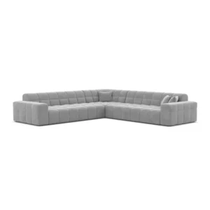 Samtstoff Ecksofa Nivara
