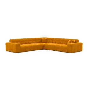 Samtstoff Ecksofa Nivara
