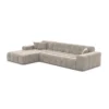 Samtstoff L-Form Sofa Nivara