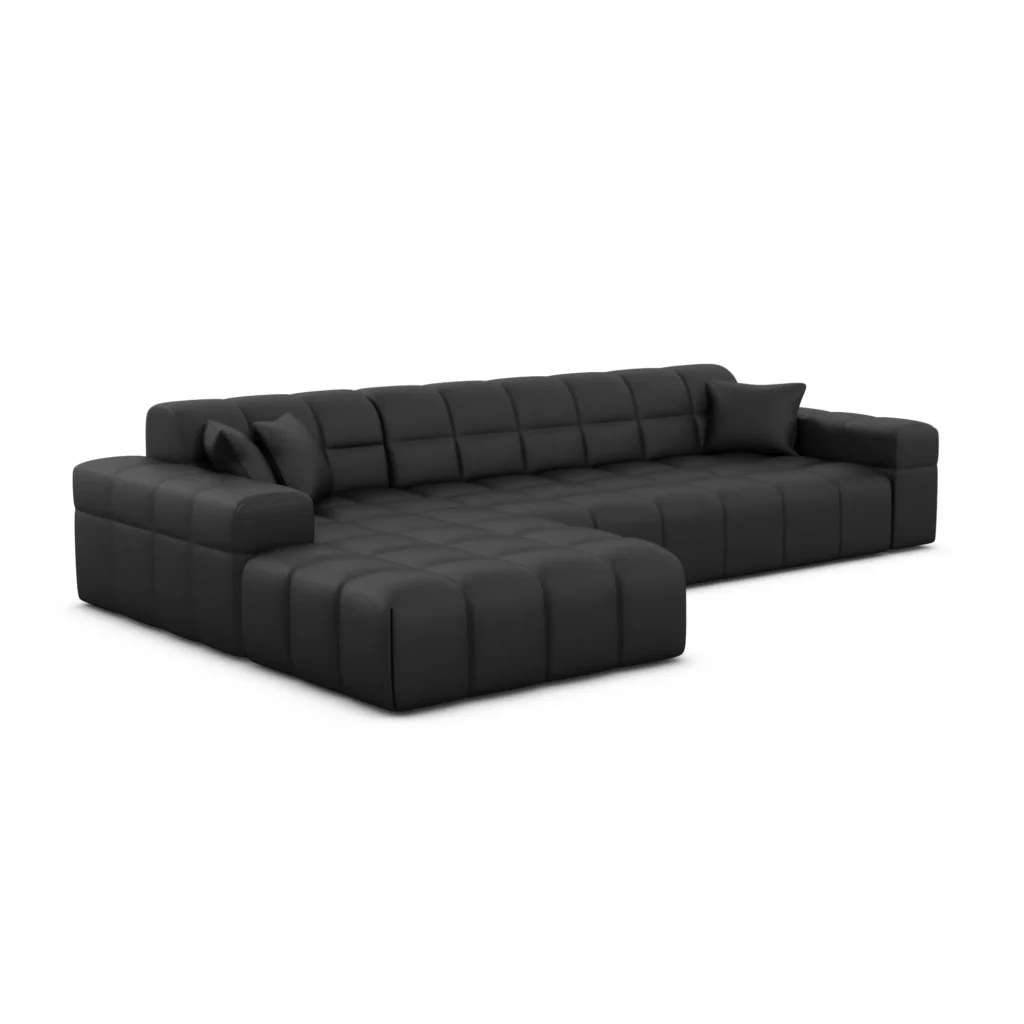 Kunstleder L-Form Sofa Nivara