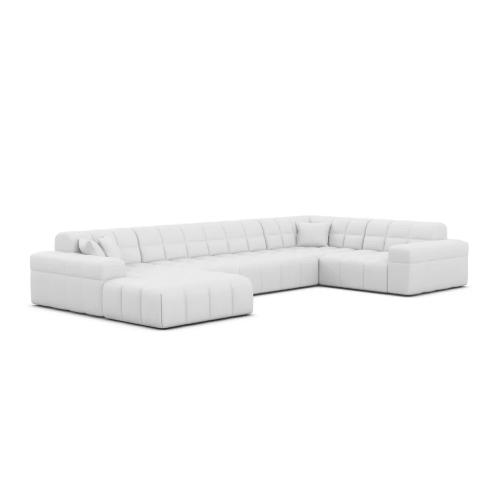 Echtleder U-Form XL Wohnlandschaft Nivara