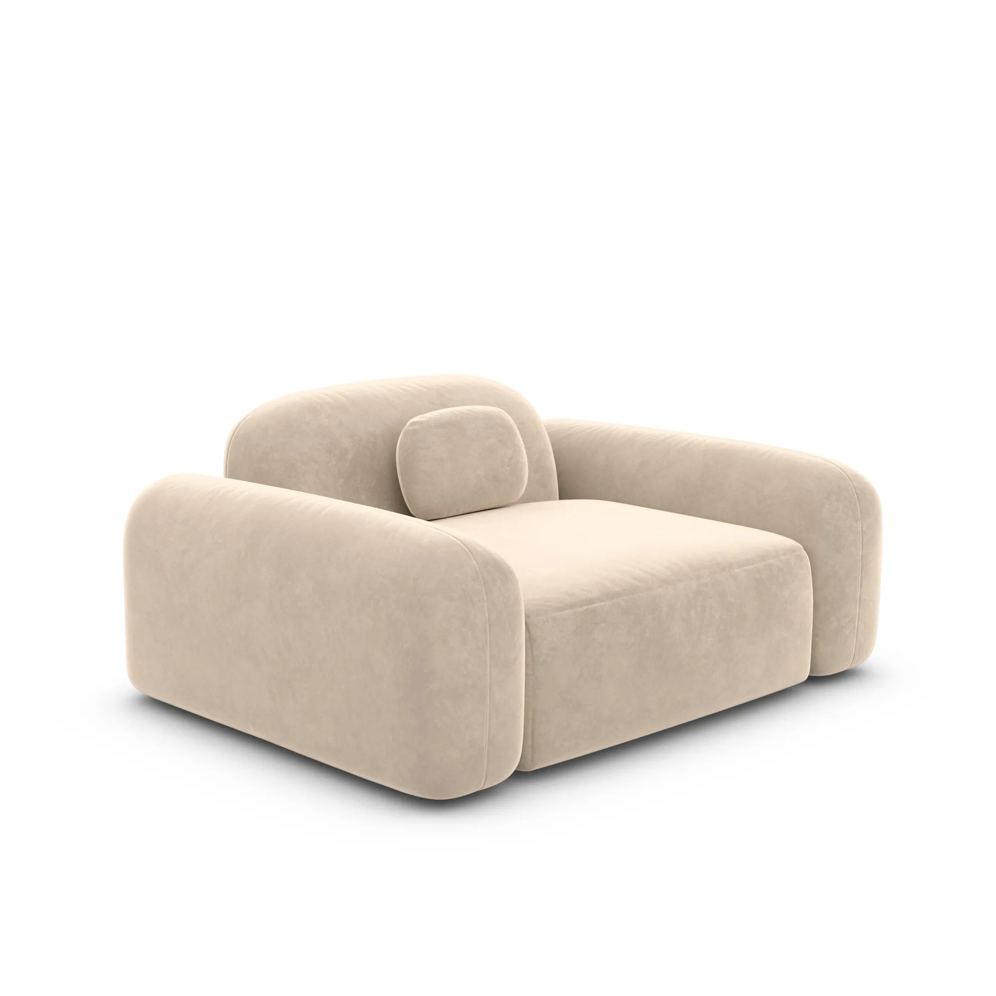 Samtstoff Sessel Nuvia