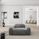Samtstoff Sessel Nuvia