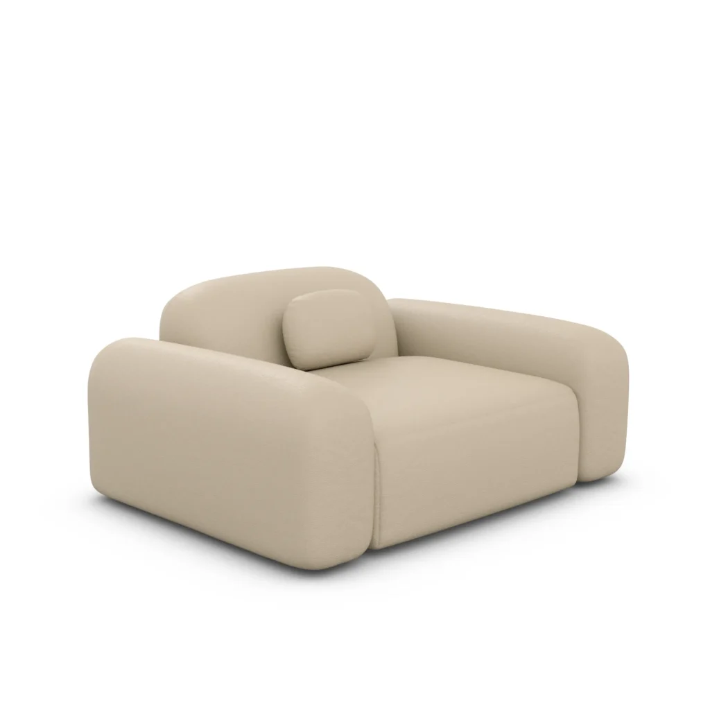 Echtleder Sessel Nuvia
