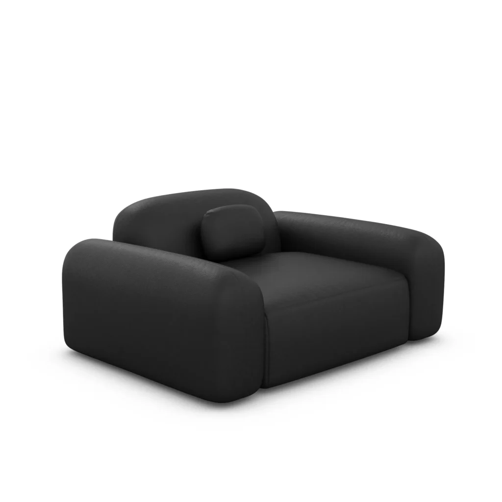 Echtleder Sessel Nuvia