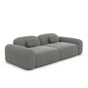 Strukturstoff 2-Sitzer Couch Nuvia