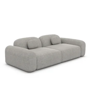Strukturstoff 2-Sitzer Couch Nuvia