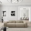 Kunstleder 2-Sitzer Couch Nuvia