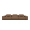 Echtleder 3-Sitzer Couch Nuvia