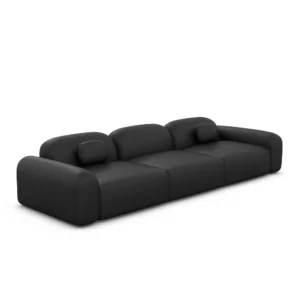 Kunstleder 3-Sitzer Couch Nuvia