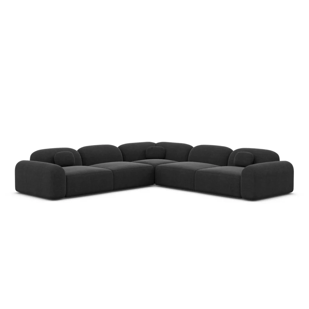 Strukturstoff Ecksofa Nuvia