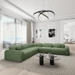 Strukturstoff Ecksofa Nuvia