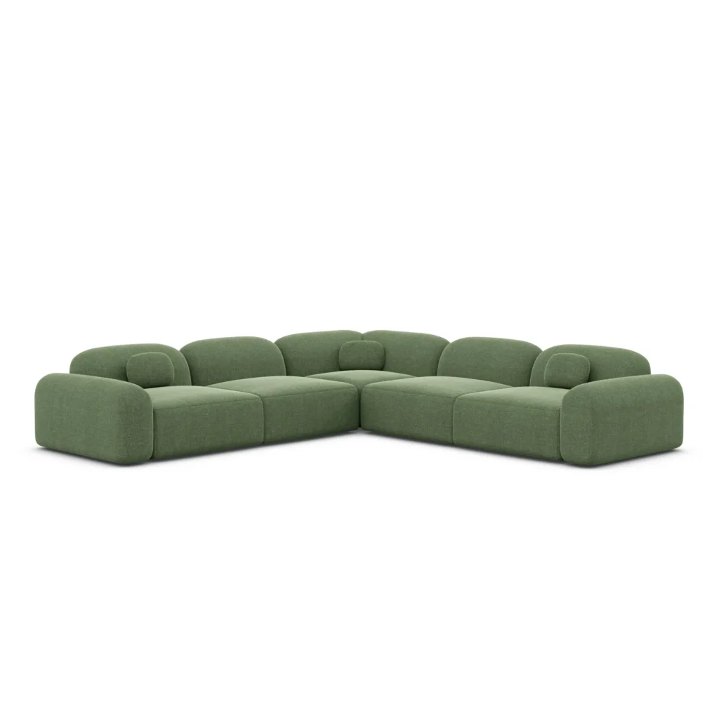 Strukturstoff Ecksofa Nuvia