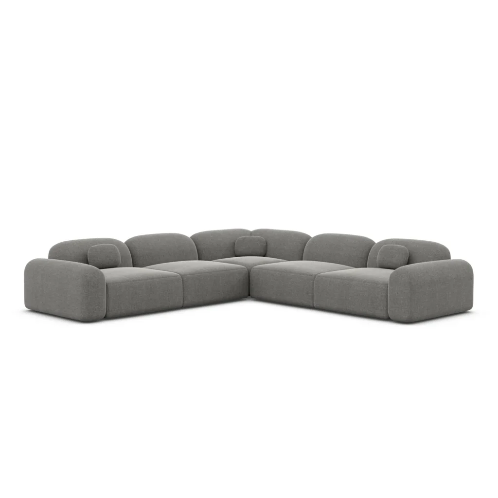 Strukturstoff Ecksofa Nuvia
