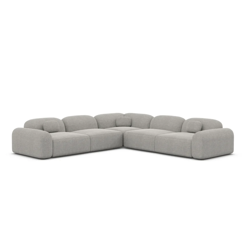 Strukturstoff Ecksofa Nuvia