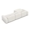 Strukturstoff L-Form Sofa Nuvia