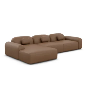 Echtleder L-Form Sofa Nuvia