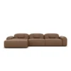 Echtleder L-Form Sofa Nuvia
