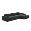 Strukturstoff L-Form Sofa Nuvia