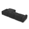 Strukturstoff L-Form Sofa Nuvia